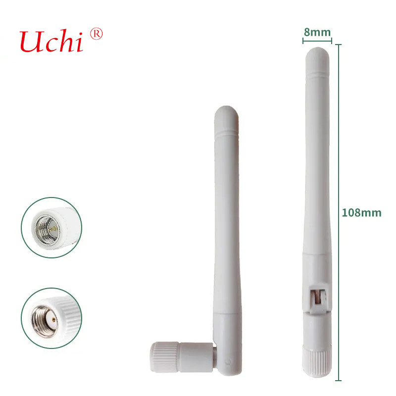 WIFI 2.4G Lipat Antenna Wireless Gateway AP Card Module Eksternal Omnidirectional High-Gain 2dbi Glue Stick Split Antenna