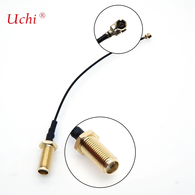 WiFi Antenna Booster Dengan 15cm 6inch 1.13mm RP-SMA Wanita Untuk UFL Kabel Koaksial Kabel Komunikasi