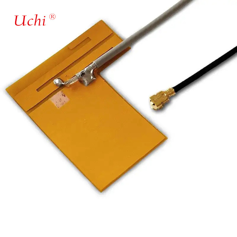 Thin Soft 3 DBi Yellow FPC Flexible Mini UFL 433hmz 2.4 GHz Bluetooth Chip Antenna Untuk ESP32