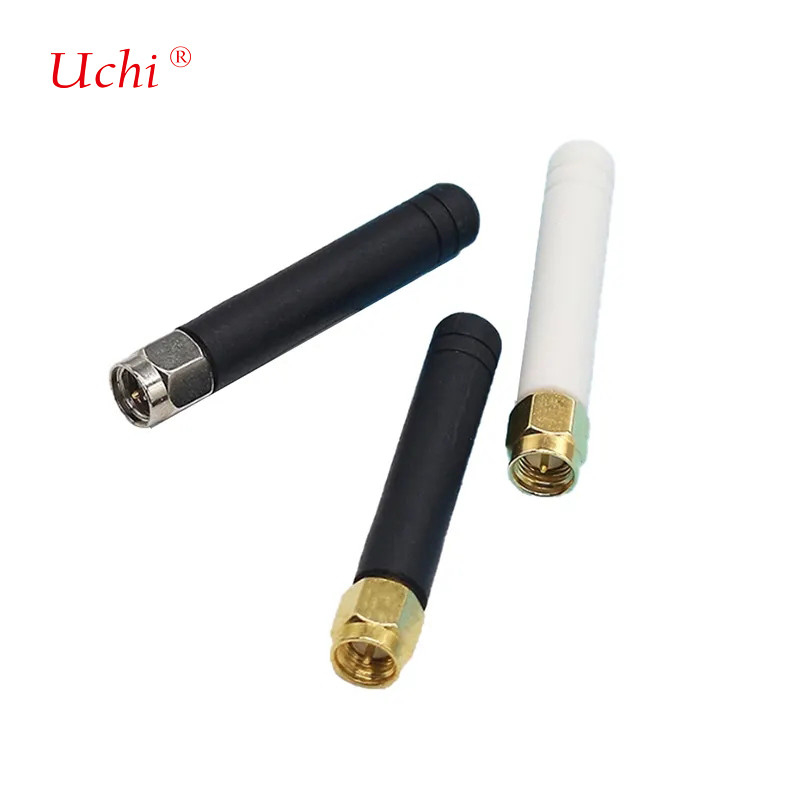 800-1900MHz Kecil 1800MHz Sudut Mini Ukuran 800 Pria Konektor 1800 Karet 900 MHz GSM GPS Antenna