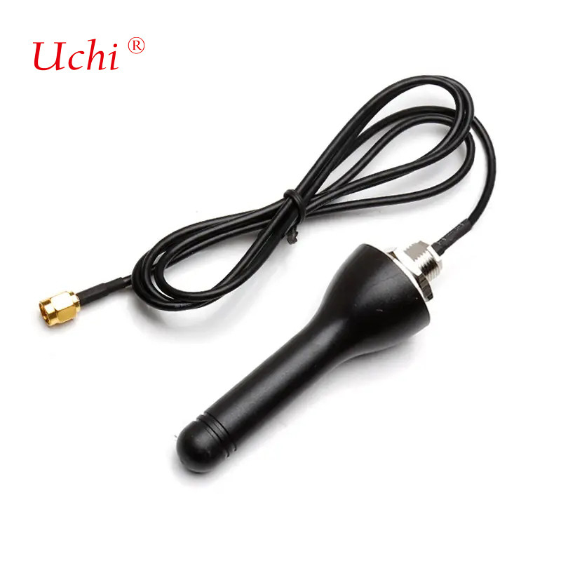 80mm 2.4GHz ABS tahan air eksternal Karet Bebek WiFi Antenna Untuk Polarizasi Vertikal SMA