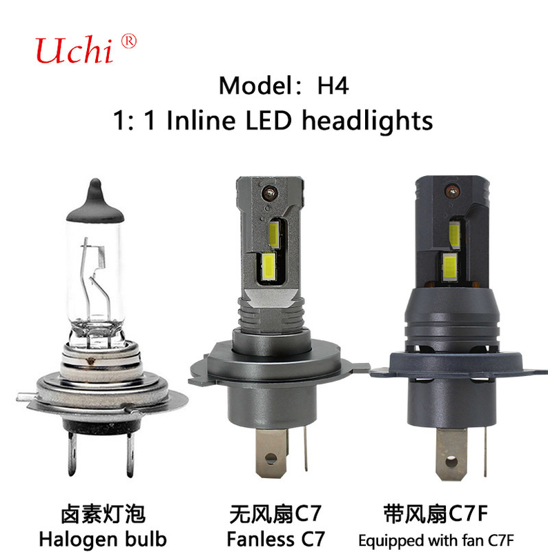 3200LM lampu depan mobil LED untuk kecerahan tinggi dan fokus yang kuat