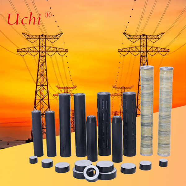 Inti dari Lightning Arrester adalah komponen utama dari MOV ditumpuk Lightning Arrester