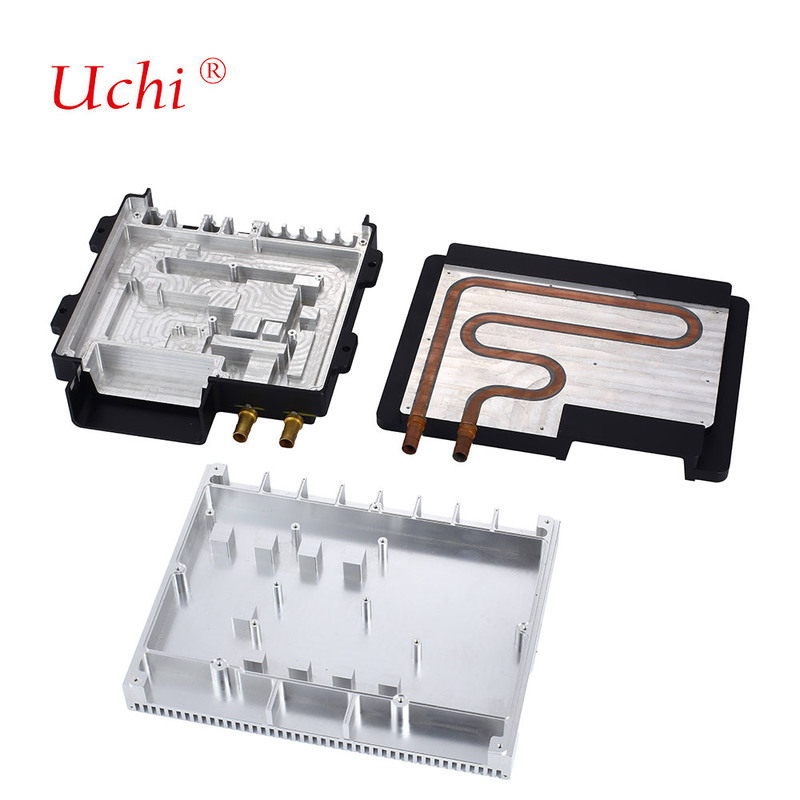 Plat dingin cair untuk struktur kompak untuk tabung tembaga epoxy-bonded