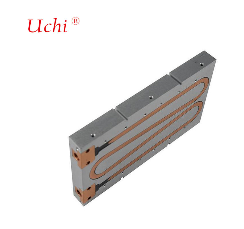 Pendingin Cair Blok Berpendingin Air 30mm yang Disesuaikan Dibuat Dari Paduan Aluminium