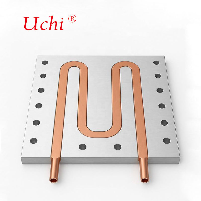 CNC Machining Water Cooling Plate Liquid Cooling Block PSU Tube Heatsink,Fluid-cooled Plate