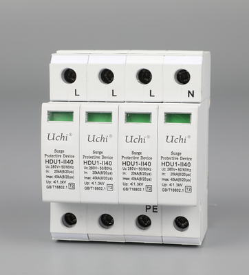 Perangkat Perlindungan Lonjakan Lantai Bangunan Luar Ruangan SPD Tegangan Rendah 200 / 380VAC