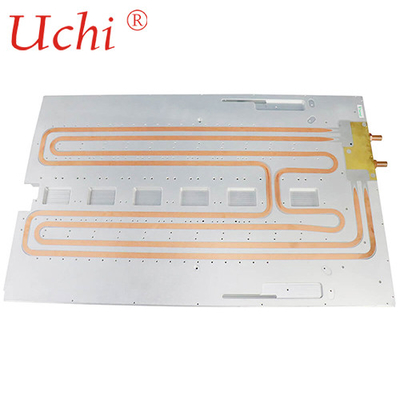 Pipa Tembaga Kompleks Bending Liquid Cooling Plate, High Power Water Cold Plate