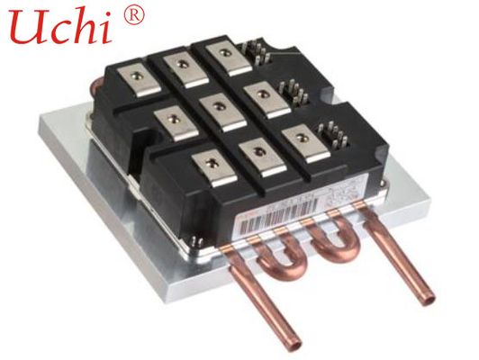 Material 6061 Tube Liquid Cooling Plate untuk Peralatan Pendingin