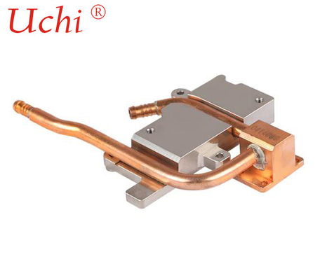 Pelat Pendingin Tembaga 100x120x20mm dengan Proses Solder