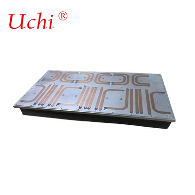 CNC mesin Inverter Photovoltaic High Power Aluminium Radiator Extruded Atau Sekop Gigi Terkubur Pipa Untuk Laser Cooling