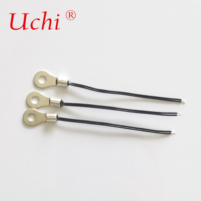 Pemesanan O Ring Lug NTC Thermistor Surface Temperature Probes 10k 50k 100k