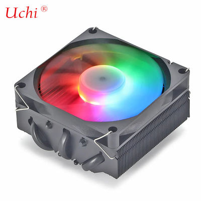 Heatpipe Radiator I3 I5 I7 I9 Lga775 1150 1151 1155 1156 1700 1366 2011 AMD AM4 AM5 Universal Horizontal CPU Cooler Fan Hitam