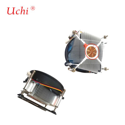 12V DC TDP 75W Untuk Pc Prosesor Pendingin 4 Pin PWM Socket 1700 1200 1150 1151 1155 1156 Cpu Air Cooler Fan