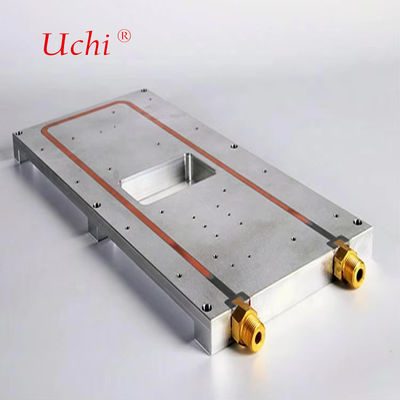 Pelat Pendingin Air IGBT Industri, Pelat Pendingin Cairan Berkinerja Tinggi Aluminium, Pelat Pendingin Tembaga 800mm